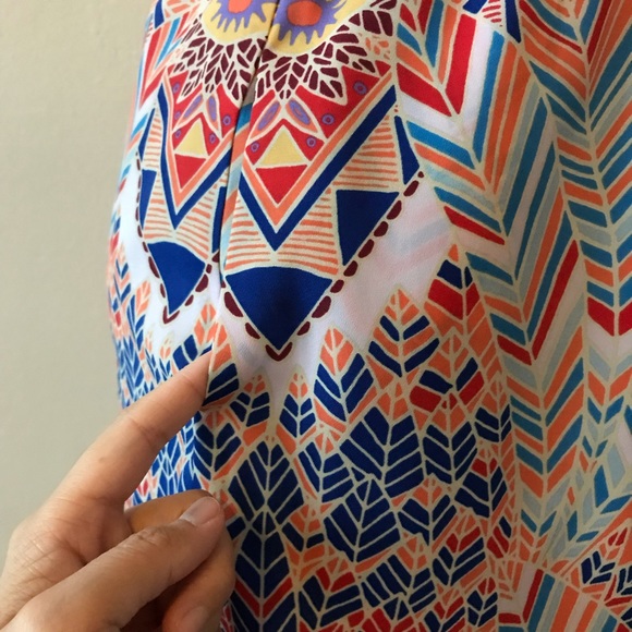 ** SOLD ** MH Safari Dress, Palms, S - Picture 6 of 8